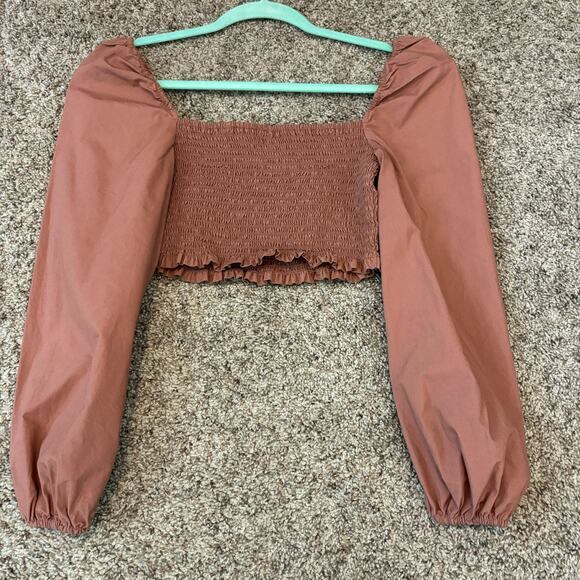 Aritzia Wilfred Inaya Top Pink Sz M Beachy Resort Vacation - Picture 2 of 8